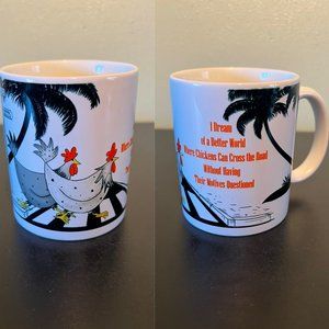 KEY WEST Florida  Souvenir Mug ~ Chickens Crossing Road ~ Duval Street